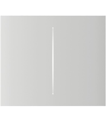 Panneau tactile pour double interrupteur couleur blanche Verticale