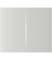 Touch panel for double light switch white color Vertical