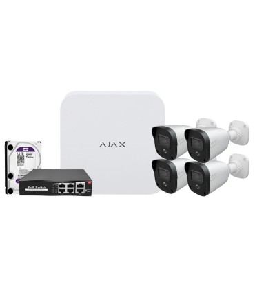 Kit de videovigilância Ajax