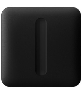 Tecla táctil para interruptor de luz orientable color negro