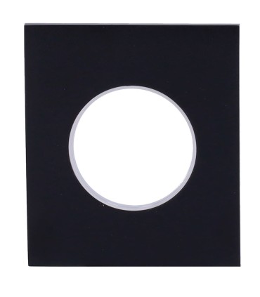 Cache central Ajax pour prise basique type F couleur noir