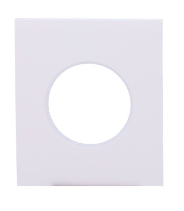 Copertura centrale Ajax per presa base tipo F colore bianco