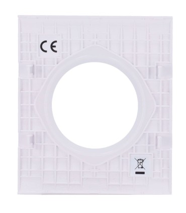 Ajax central cover for basic type F socket white color