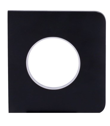 Ajax side cover for basic type F socket black color