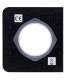 Ajax side cover for basic type F socket black color
