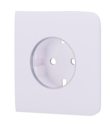 Tampa lateral Ajax para tomada básica tipo F cor branco