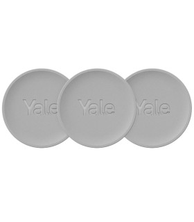 YALE-DOT-S - Yale Dot NFC Prateado Pack 3 Unidades