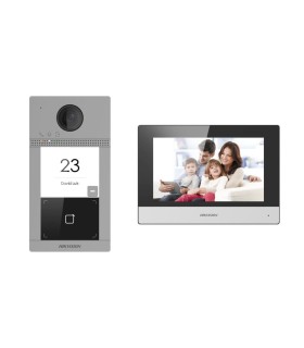 DS-KIS604-P(C) - Kit videocitofonico con due relè Tecnologia IP e WiFi