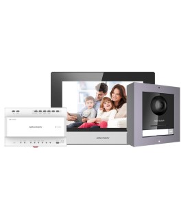 DS-KIS702Y - Kit videocitofonico Tecnologia a 2 fili con TCP/IP & WiFi