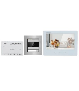 DS-KIS704EY - Kit videocitofonico Tecnologia HD a 2 fili con WiFi