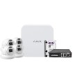 Kit de videovigilância Ajax com 4 câmaras turret