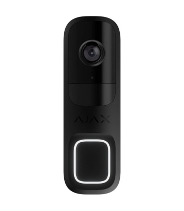 4 MP Doorbell with Integrated AI Ajax Black Color