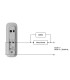 Ajax Doorbell Blanc — Interphone Vidéo IP Wi-Fi 4 MP avec IA