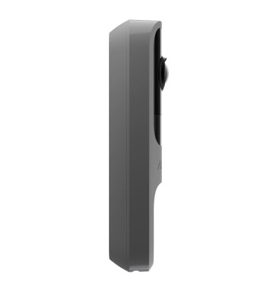 Ajax Doorbell Grey — 4 MP Wi-Fi IP Video Doorbell with AI