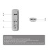 Ajax Doorbell Grigio — Videocitofono IP Wi-Fi 4 MP con IA
