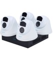 KIT118-T42POE - Uniarch 8-Channel PoE NVR IP Surveillance Kit + 4 Turret 2MP Cameras with Microphone