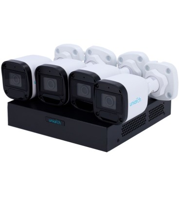 Kit de Videovigilância Uniarch com 4 Câmaras bullet