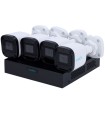 KIT118-B42POE - Kit Videovigilância IP Uniarch 8 Canais PoE + 4 Câmaras Bullet 2MP com Microfone