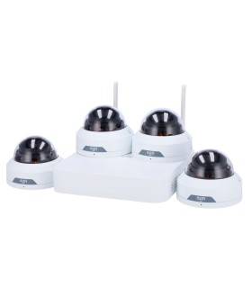 Kit de Videovigilância Uniview  com conexão ethernet e Wi-Fi