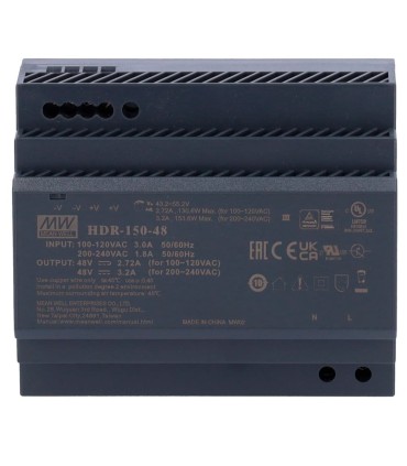 DS-KAW150-4N - Fonte de alimentação Saída CC 48 V / 3.2 A / 150 W