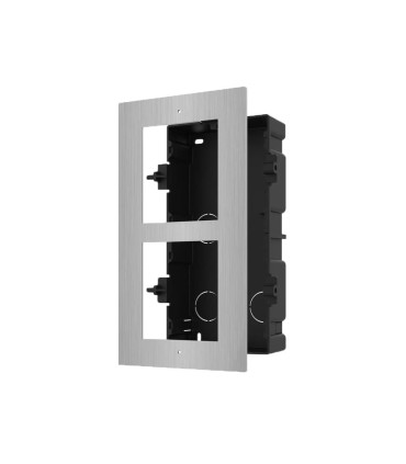 DS-KD-ACF2/S -Panneau frontal et boîtier encastré pour jusqu´à 2 modules