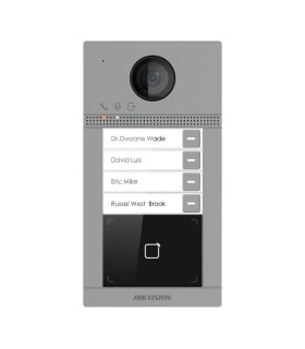 DS-KV8413-WME1(C)/Flush - IP WiFi video door phone 4 apartments
