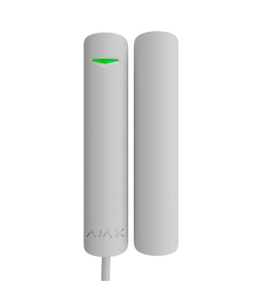 Ajax Wired magnetic detector with vibration and tilt sensor, white color