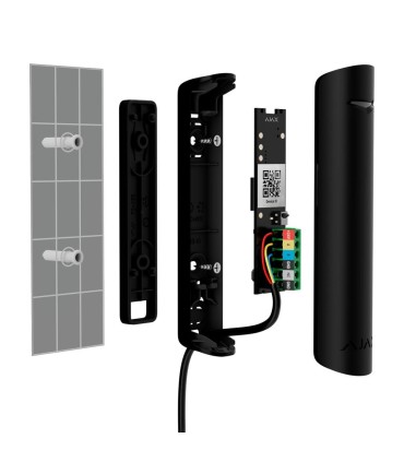 Detetor magnético com fios Ajax, com sensor de vibração e inclinação, Cor branco