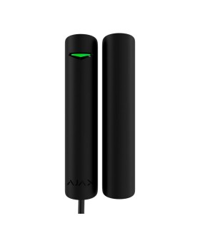 Rilevatore magnetico cablato Ajax con sensore di vibrazione e inclinazione, colore nero