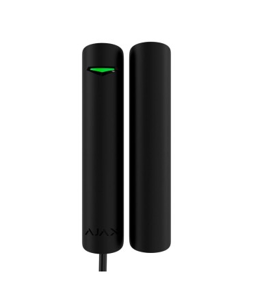 Ajax Wired magnetic detector with vibration and tilt sensor, black color