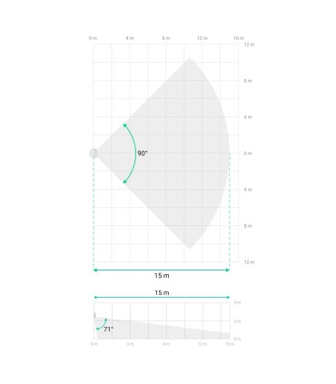 PIR detector with double technology PIR and K-band microwave