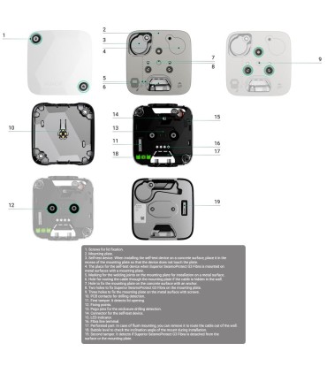 Ajax Superior SeismoProtect G3 Fibra Bianco | Lisintec