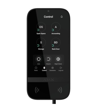 Ajax Superior KeyPad TouchScreen Fibra Black