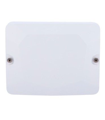 Caixa com dois espaços para módulos de fibra cor branco