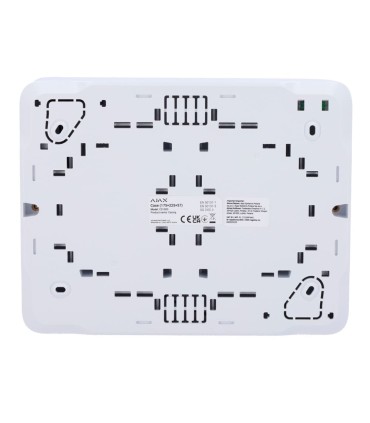 Carcasa con dos espacios para módulos Fibra color blanco
