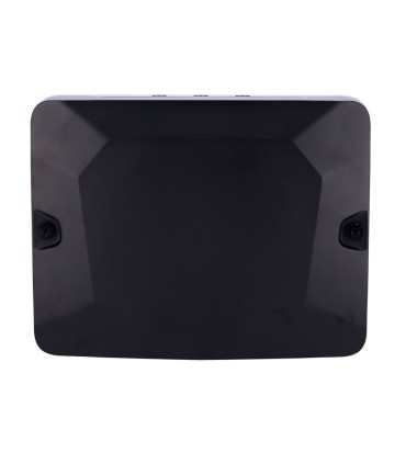 Carcasa con dos espacios para módulos Fibra color negro