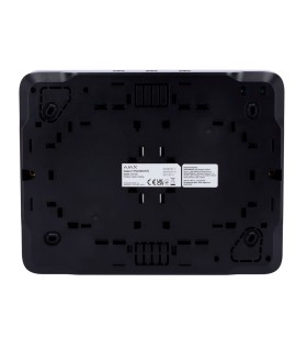 Housing with two spaces for fibra modules black colour