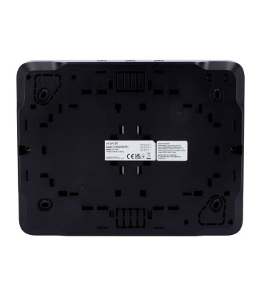 Housing with two spaces for fibra modules black colour