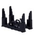 Support type A for fiber modules Black colour