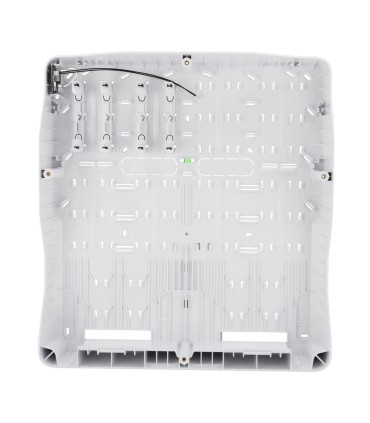 Carcasa con 8 ranuras para módulos Fibra Color	Blanco
