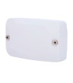Housing with a space for fibra modules white colour
