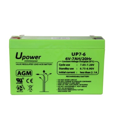 BATT-6070-U - Batería recargable Upower