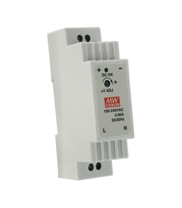 Fonte de alimentação 12V 1,25A comutada formato DIN 