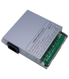 Switching Power Supply DC Output 12V 10A / 120W 8 outputs