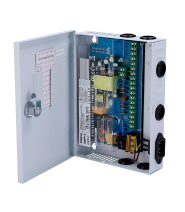 Caixa de distribuição de alimentação 1 Entrada AC 180-246 V 9 saídas por par de cobre