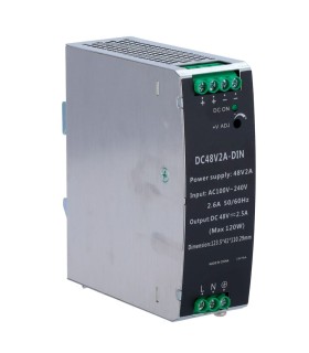 Alimentatore a commutazione uscita DC 48 V 2.5 A / 120 W