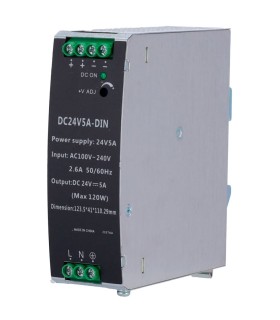 Alimentatore a commutazione uscita DC 24 V 5 A / 120 W