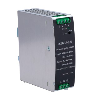 Source d'alimentation commuée Sortie DC 24 V 5 A / 120 W
