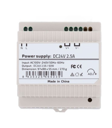 Source d´alimentation Sortie DC 24 V 2.5 A / 60 W