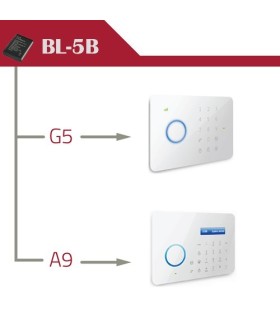 Bateria para alarme Chuango G5 e A9